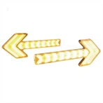 Led nyíl Figyelmeztető fények